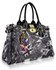 LS4010A - L.S Black Fashion Tote Bag With Charm