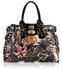 LS4010A - L.S Brown Fashion Tote Bag With Charm