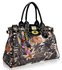 LS4010A - L.S Brown Fashion Tote Bag With Charm