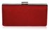 LSE00108 - Red Hard Case Evening Clutch