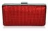 LSE00109 - Red Hard Case Evening Clutch