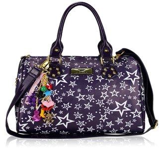 LS7013 - Purple Star Tote Bag With Charm