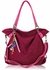 LS8001 - Pink Diamante Tote Shoulder Handbag