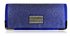 LSE00130 - Blue Evening Clutch With Crystal Decoration