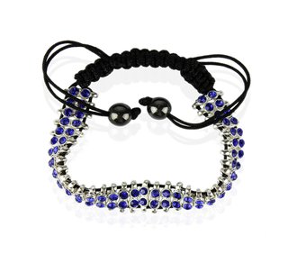 LSB0014-Royal Blue Crystal Bracelet