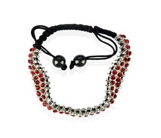 LSB0014-Red Crystal Bracelet