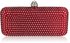 LSE00126 - Red Diamante Hardcase Clutch Bag