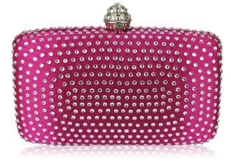 pink diamante bag