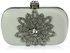 LSE00134- Wholesale & B2B Ivory Sparkly Crystal Satin Clutch purse Supplier & Manufacturer