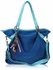 LS8001 - Teal Diamante Tote Shoulder Handbag