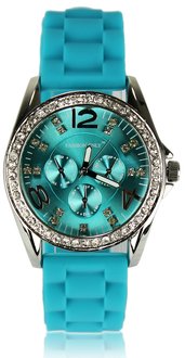 LSW002-Teal Women's Diamante Watch