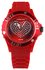 LSW006-Womens Red Diamante Heart Watch