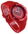 LSW006-Womens Red Diamante Heart Watch