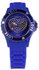 LSW006-Womens Blue Diamante Heart Watch