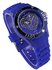 LSW006-Womens Blue Diamante Heart Watch