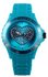 LSW006-Womens Teal Diamante Heart Watch