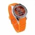 LSW004- Women's Orange Skull Diamante Watch
