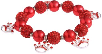 LSB0039-Wholesale & B2B Red Crystal Bracelet With Crown Charms Supplier & Manufacturer