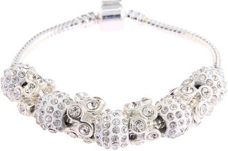 LSB0044- White Crystal Bracelet