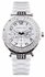 LSW001-White Womens Diamante Watch