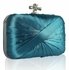 LSE0030 - Turqoise Satin evening cluth bag