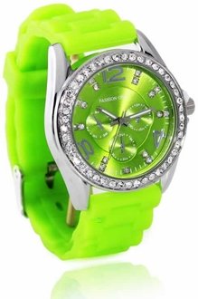 LSW002- Wholesale & B2B Green Womens Diamante Watch Supplier & Manufacturer