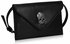 LSE00180- Black Skull Clutch purse