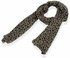 LSSC005 - Coffee Animal Print Womens Scarf