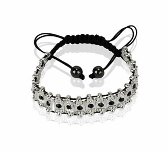 LSB0060-Black Crystal Bracelet