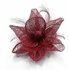 LSH00140 - Pink Feather and Mesh Flower Fascinator