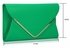 LSE00166 -  Emerald  Large Flap Clutch purse