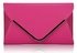 LSE00166 -  Fuchsia Large Flap Clutch purse