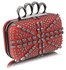 LSE00211 - Wholesale & B2B Red Women's Knuckle Rings Evening Bag Supplier & Manufacturer