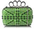 LSE00211 - Wholesale & B2B Green Women's Knuckle Rings Evening Bag Supplier & Manufacturer