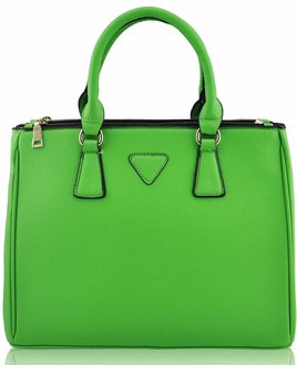 green clear purse