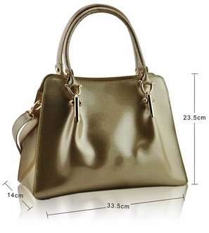 beige grab bag