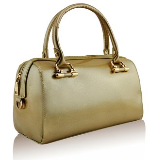 beige grab bag