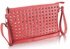 AG00230 - Red CrossBody Bag With  Stud Detail