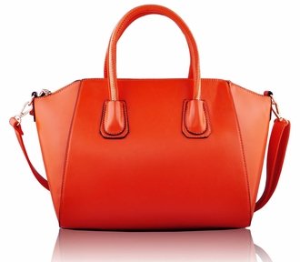 Wholesale Bags :: LS0060 - Orange Satchel Handbag - Ladies handbags ...