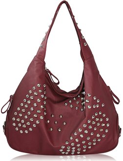 studded hobo handbag