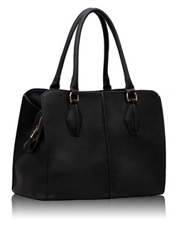Wholesale LS00199 - Black Grab Shoulder Bag