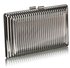 LSE00260 - Silver Hardcase Clutch Bag