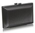 LSE00260 - Black Hardcase Clutch Bag