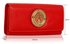 LSP1039 - Red Purse/Wallet with Metal Decoration