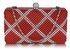 LSE00277 - Wholesale & B2B Red Beaded Crystal Cluth Bag Supplier & Manufacturer