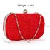 LSE00110 - Classy Red Ladies Lace Evening Clutch Bag