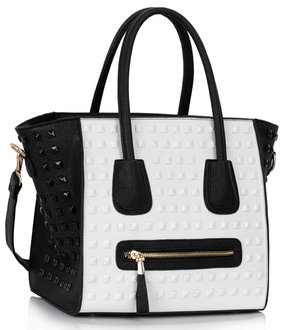 purse black and white