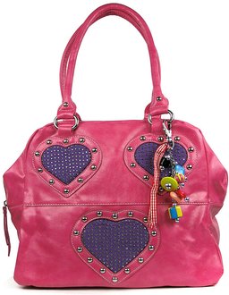 pink heart handbag