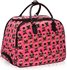 LS00309D - Coral London Bear Travel Holdall Trolley Luggage With Wheels - CABIN APPROVED