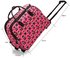 LS00309D - Coral London Bear Travel Holdall Trolley Luggage With Wheels - CABIN APPROVED